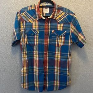 Levi’s men’s short sleeve western shirt